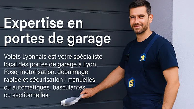 Présentation Volets Lyonnais – Installation de portes de garage à Lyon