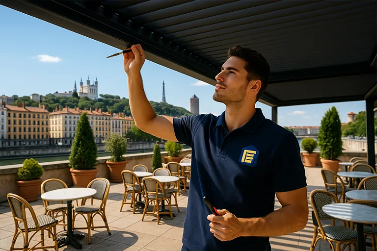 Brise-soleil orientable à Lyon – Pose et motorisation 7j/7