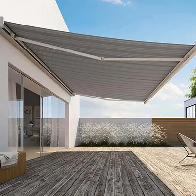 Brise-soleil orientable à Lyon – Volets Lyonnais, design moderne et contrôle solaire